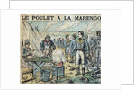 Illustration of French Soldiers Cooking Marengo Chicken by Anonymous