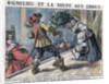 Illustration of Comedians Performing for Cardinal de Richelieu by Anonymous