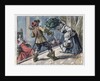 Illustration of Comedians Performing for Cardinal de Richelieu by Anonymous
