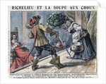 Illustration of Comedians Performing for Cardinal de Richelieu by Anonymous
