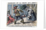 Illustration of Comedians Performing for Cardinal de Richelieu by Anonymous