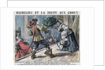 Illustration of Comedians Performing for Cardinal de Richelieu by Anonymous