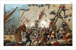 Illustration of the Siege of Paris by Normans by Anonymous