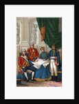 Illustration of Napoleon Bonaparte at the Signing of the Treaty of Amiens by Anonymous