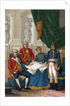 Illustration of Napoleon Bonaparte at the Signing of the Treaty of Amiens by Anonymous