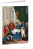 Illustration of Napoleon Bonaparte at the Signing of the Treaty of Amiens by Anonymous