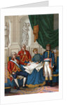 Illustration of Napoleon Bonaparte at the Signing of the Treaty of Amiens by Anonymous