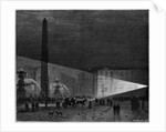 Illustration of the Debut of Electric Lighting in Place de la Concorde by Anonymous