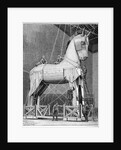Illustration of Set Builders Working on a Trojan Horse by Anonymous