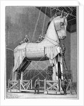 Illustration of Set Builders Working on a Trojan Horse by Anonymous