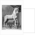 Illustration of Set Builders Working on a Trojan Horse by Anonymous