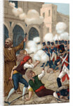 Illustration of the Siege of Saragossa by Anonymous