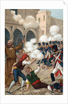 Illustration of the Siege of Saragossa by Anonymous