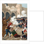 Illustration of the Siege of Saragossa by Anonymous