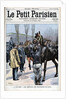 Illustration of Emile Loubet Examining Horses by Anonymous