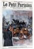 Illustration of French Firemen's Electric Automobile by Anonymous
