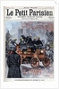 Illustration of French Firemen's Electric Automobile by Anonymous