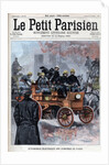 Illustration of French Firemen's Electric Automobile by Anonymous