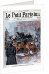 Illustration of French Firemen's Electric Automobile by Anonymous