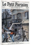 Illustration of a Besieged Miner's House in St.-Etienne by Anonymous