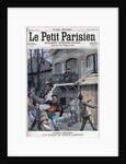 Illustration of a Besieged Miner's House in St.-Etienne by Anonymous