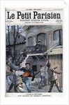 Illustration of a Besieged Miner's House in St.-Etienne by Anonymous
