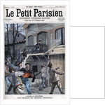 Illustration of a Besieged Miner's House in St.-Etienne by Anonymous