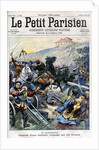Illustration of Russian Calvary Capturing Chinese Battery at Manchuria by Anonymous