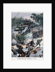 Illustration of a Runaway Tram in Paris by Anonymous