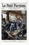 Illustration of European Legations Attacked by Chinese Rebels in Peking by Anonymous
