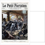 Illustration of European Legations Attacked by Chinese Rebels in Peking by Anonymous