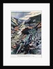 Illustration of Saint-Ours Village Buried by a Mudslide by Anonymous