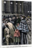 Illustration of British Citizens Reading Dispatches on the Boer War by Anonymous