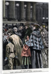 Illustration of British Citizens Reading Dispatches on the Boer War by Anonymous