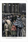 Illustration of British Citizens Reading Dispatches on the Boer War by Anonymous