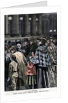 Illustration of British Citizens Reading Dispatches on the Boer War by Anonymous