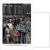 Illustration of British Citizens Reading Dispatches on the Boer War by Anonymous