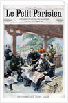 Illustration of Allied Council of War During the Boxer Rebellion by Anonymous