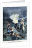 Illustration of a Farmer Firing a Cannon to Prevent Hailstones by Anonymous