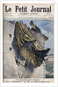 Illustration of an Airship Accident in Paris by Anonymous