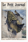 Illustration of an Airship Accident in Paris by Anonymous
