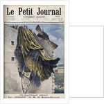 Illustration of an Airship Accident in Paris by Anonymous