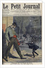 Illustration of Thugs and Police in Paris by Anonymous