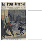 Illustration of Thugs and Police in Paris by Anonymous