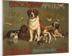 New England Kennel Club Bench Show Poster by Anonymous