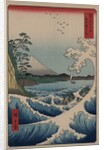 Sea at Satta in Suruga Province by Ando Hiroshige
