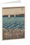 Opening Celebration of Benzaiten Shrine at Enoshima by Ando Hiroshige