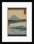 Pine Beach at Miho in Suruga by Ando Hiroshige