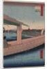 Distant View of Kinryu-zan Temple and Azuma Bridge by Ando Hiroshige