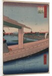 Distant View of Kinryu-zan Temple and Azuma Bridge by Ando Hiroshige